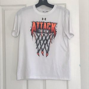 Under Armour Heat Gear Basketball Shirt Sz L